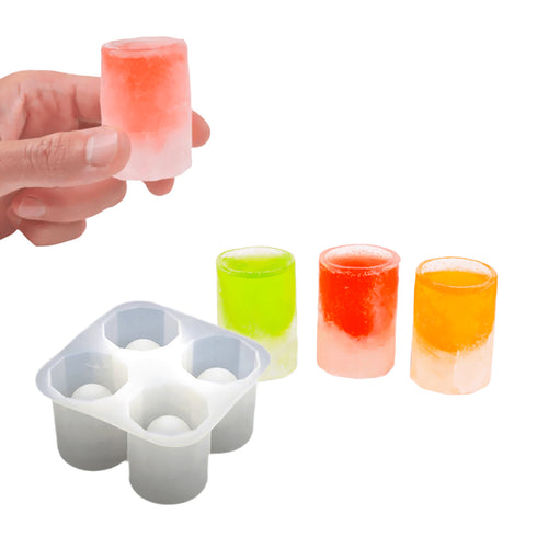AussieSuperStore Homeware Supplies Silicone Ice Shot Glasses Mould - 4 x Frozen Shooter Pack Silicone Ice Shot Glasses Mould 4 x Frozen Shooter Pack | Glass Mold CB4CUPICETRAY